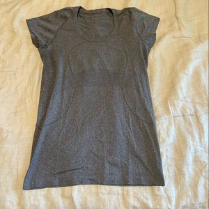 Gray Lululemon Workout Shirt